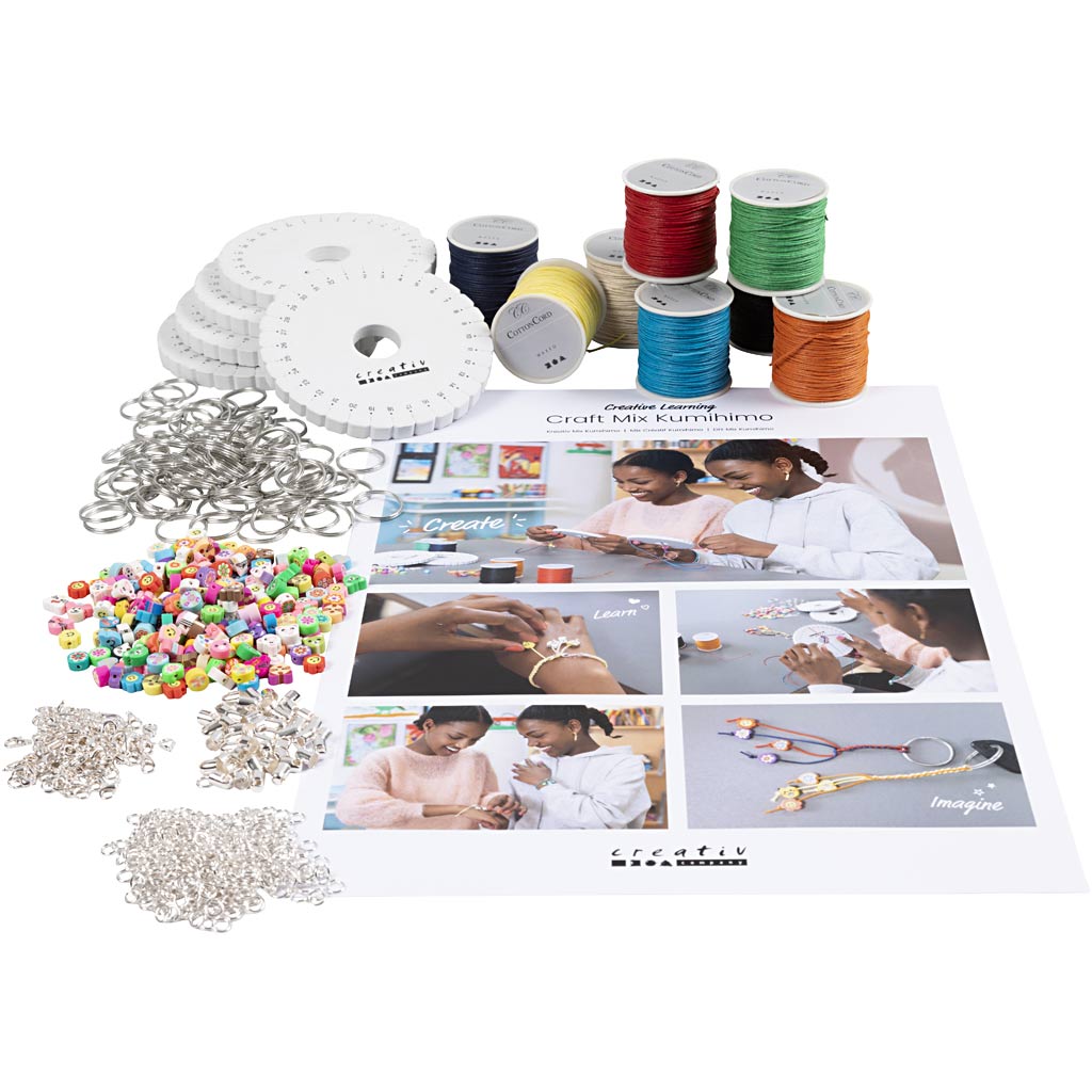 Set gruppo Creative Company kumihimo, 1 scatola