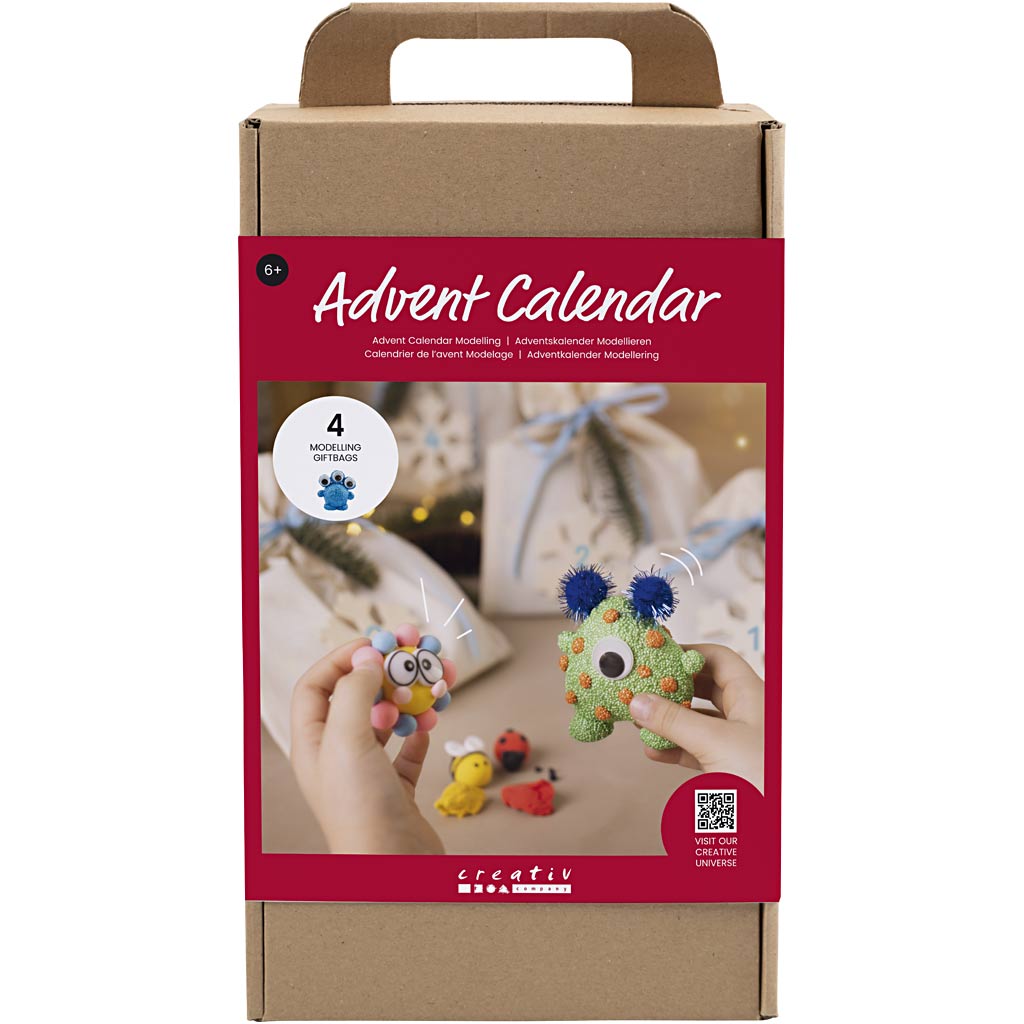 Calendario de adviento de modelado de empresa Creativ, 1 caja