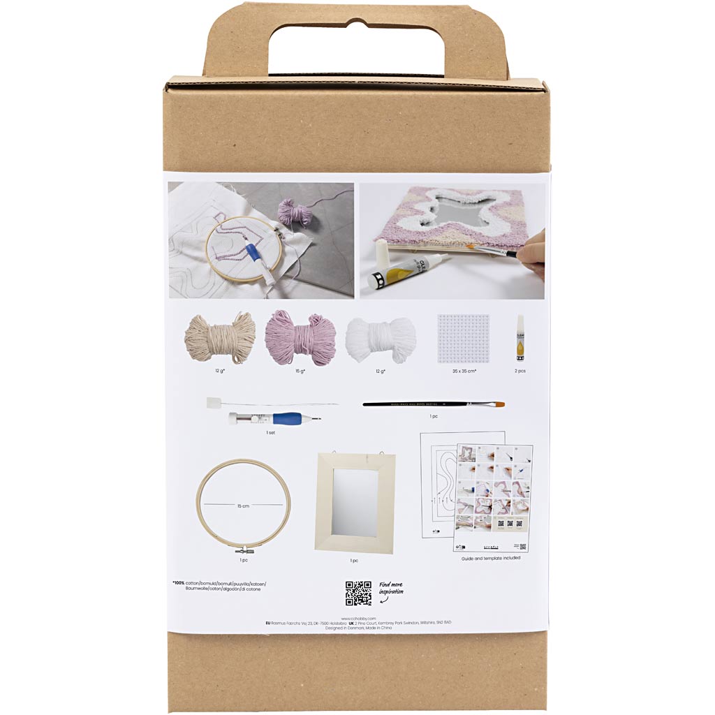 Creativ Company Hobbyset Punch Needle Spiegel Decorar