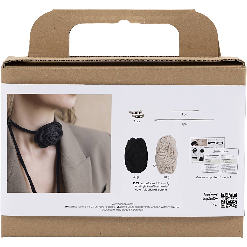 Creative Company Mini Hobbyset Haken Bag con Roos