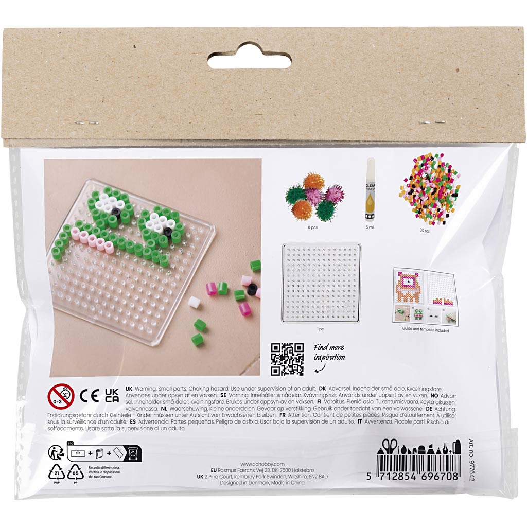 Mini set hobby perline da stiro Creativ Company, campione, vari colori, 1 scatola