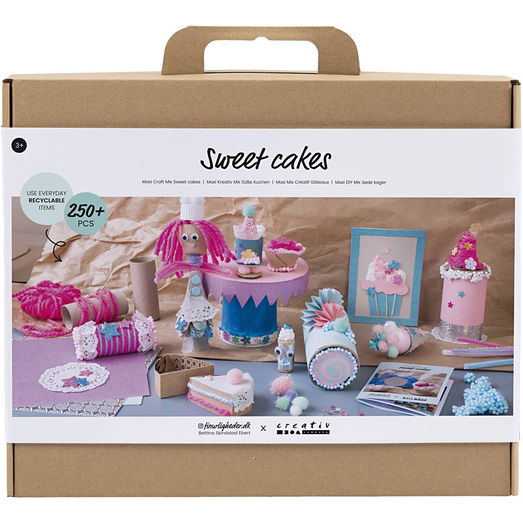 Creativ company maxi scatola creativa gustose torte, torte e dolcetti, vari colori, 1 scatola