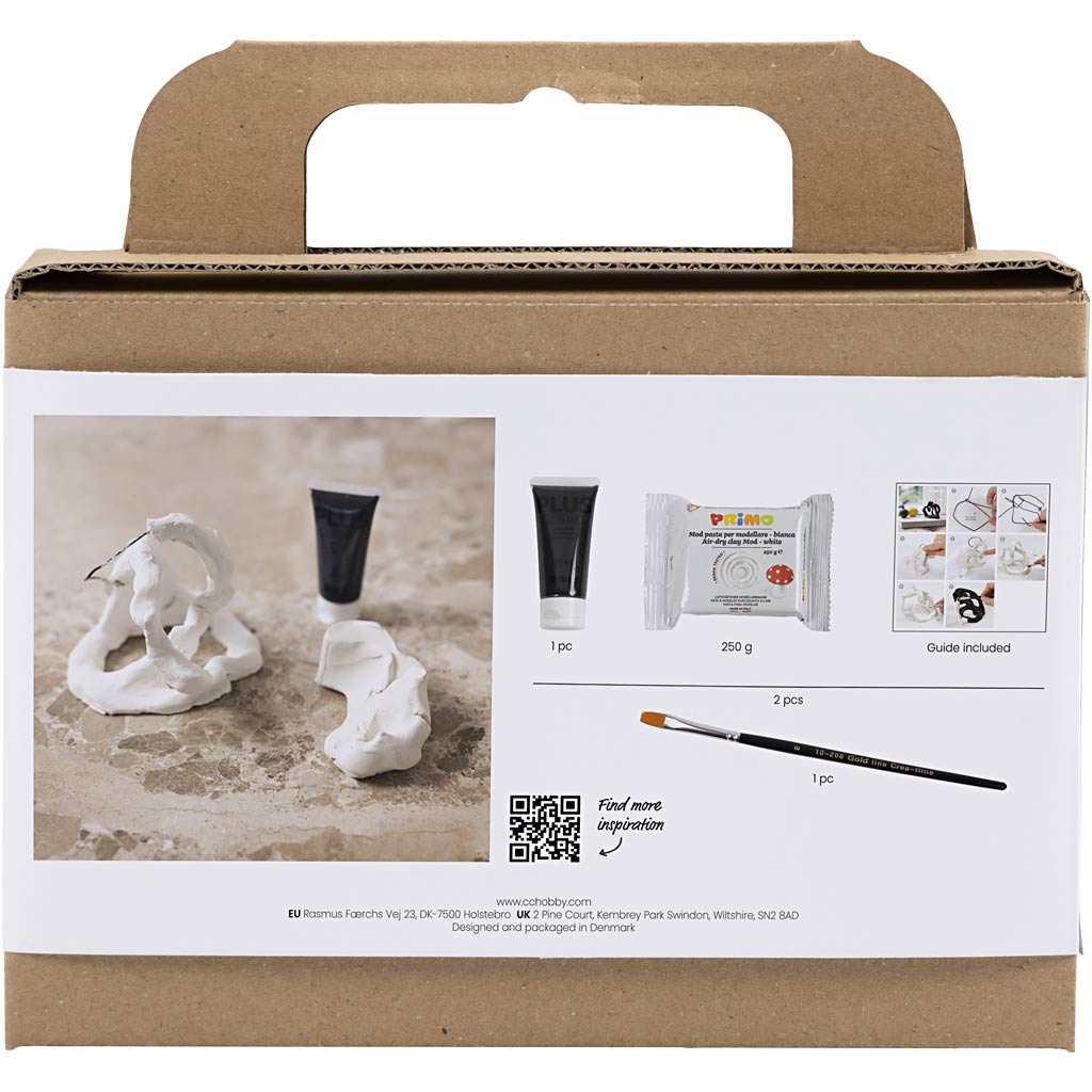 Mini set hobby per scultura, statuetta, nero, 1 scatola della Creative Company