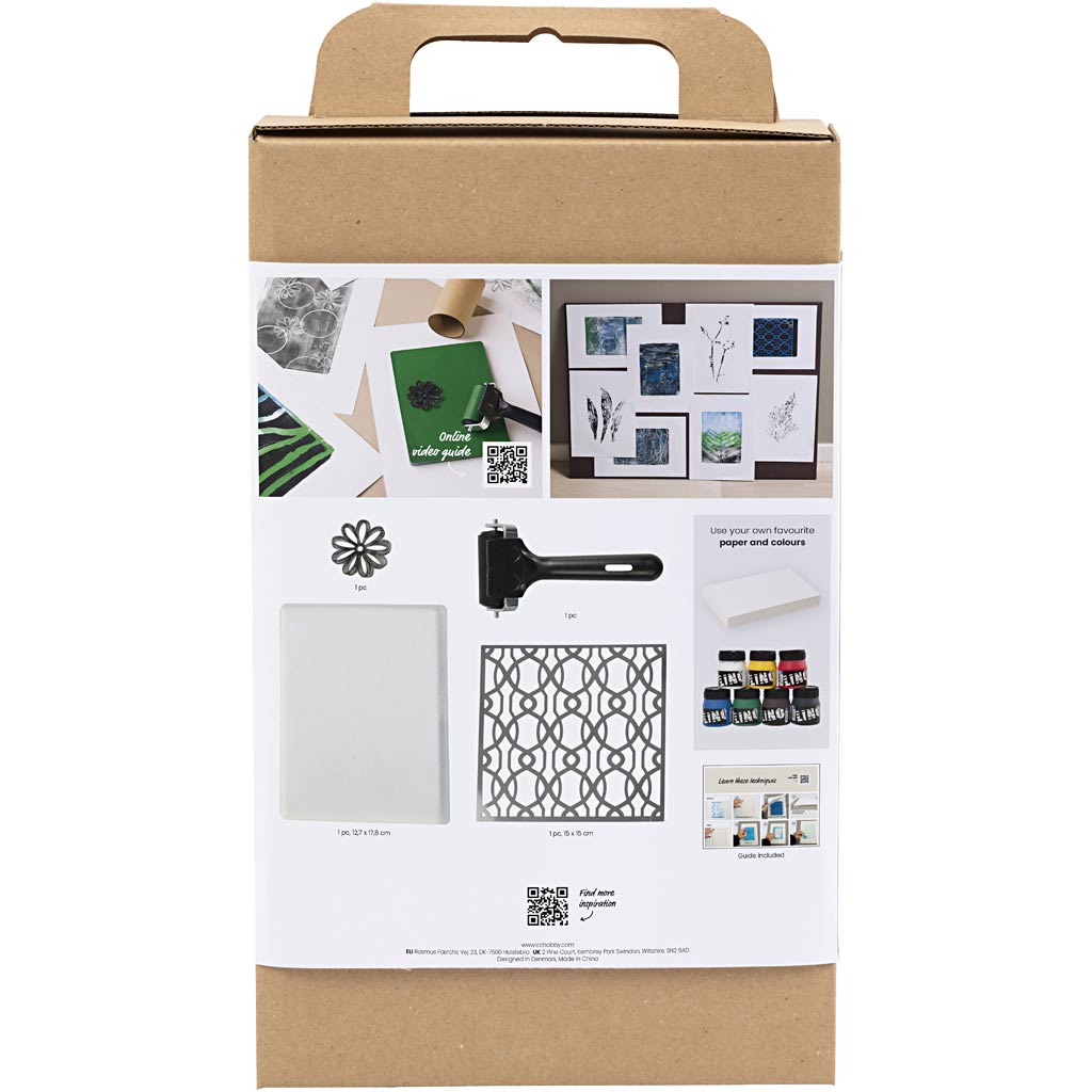 Creativ company gel printing toolkit, 1 box