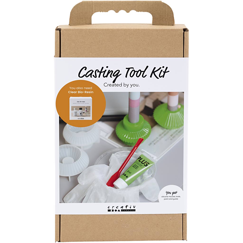 Set di attrezzi per casting Creative Company, verde chiaro, 1 scatola