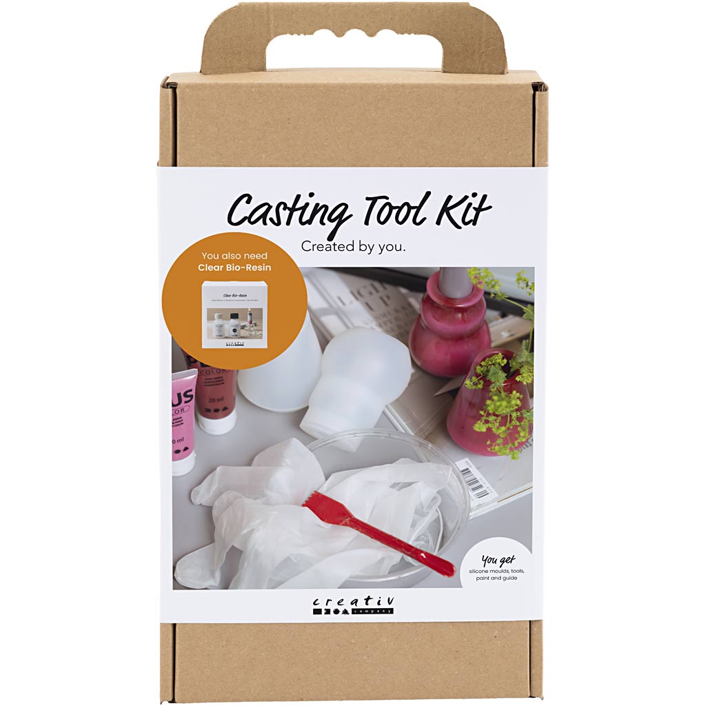 Set di strumenti per casting Creative Company, rosa scuro, 1 scatola