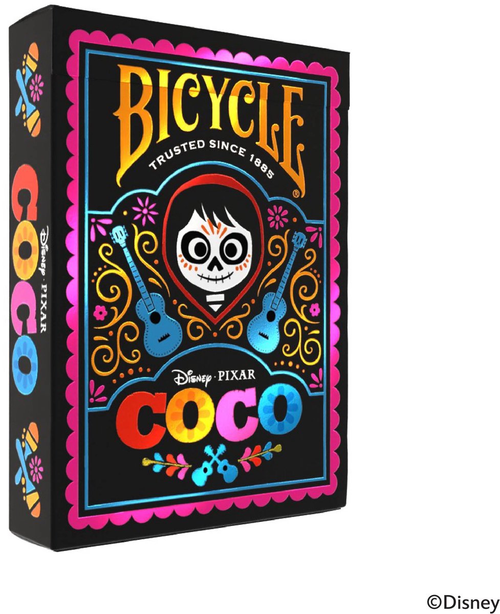 Bicycle ® disney coco - carte da gioco premium - poker - collezionabili - creative