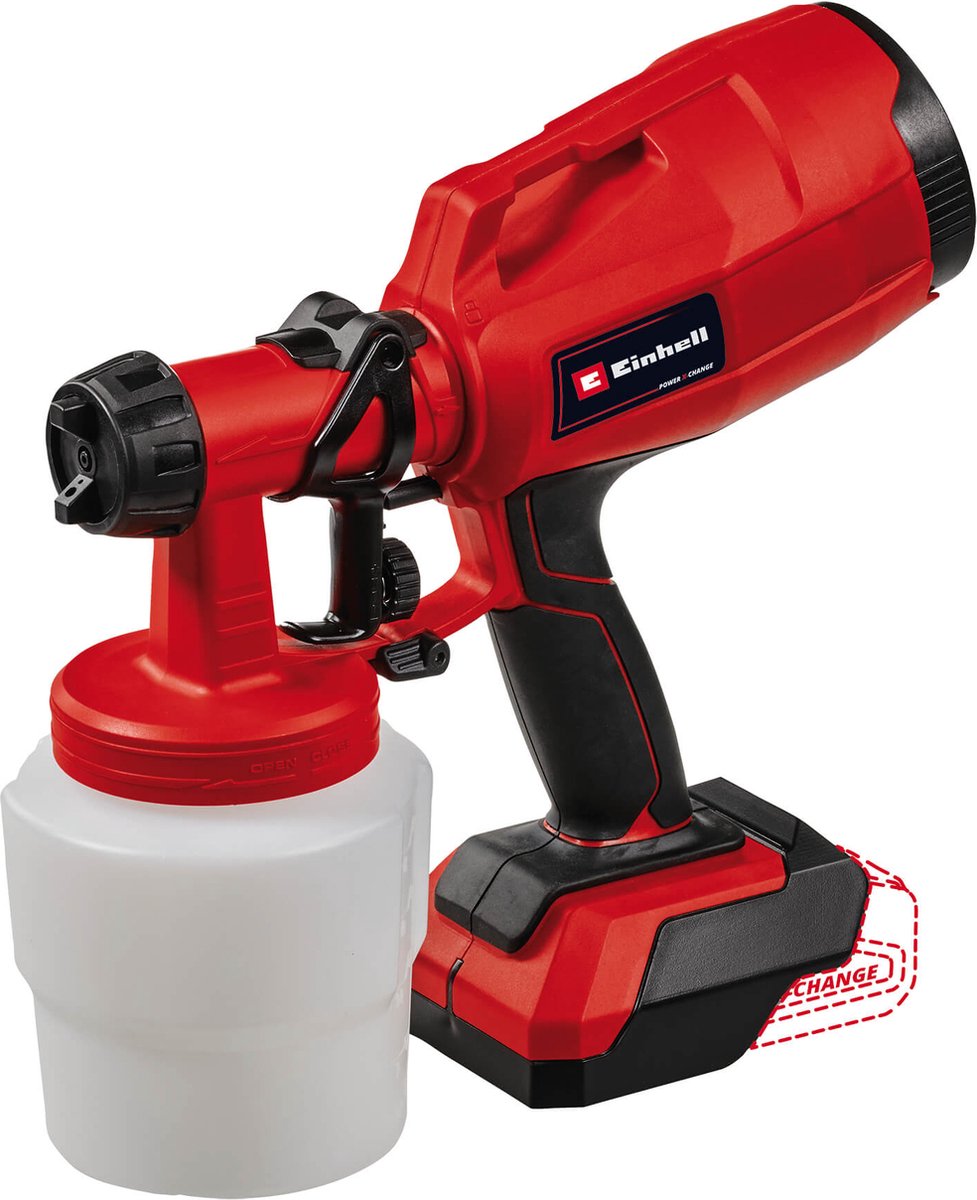 Spruzzatore di vernice a batteria Einhell tc-sy 18 60 li solo - power