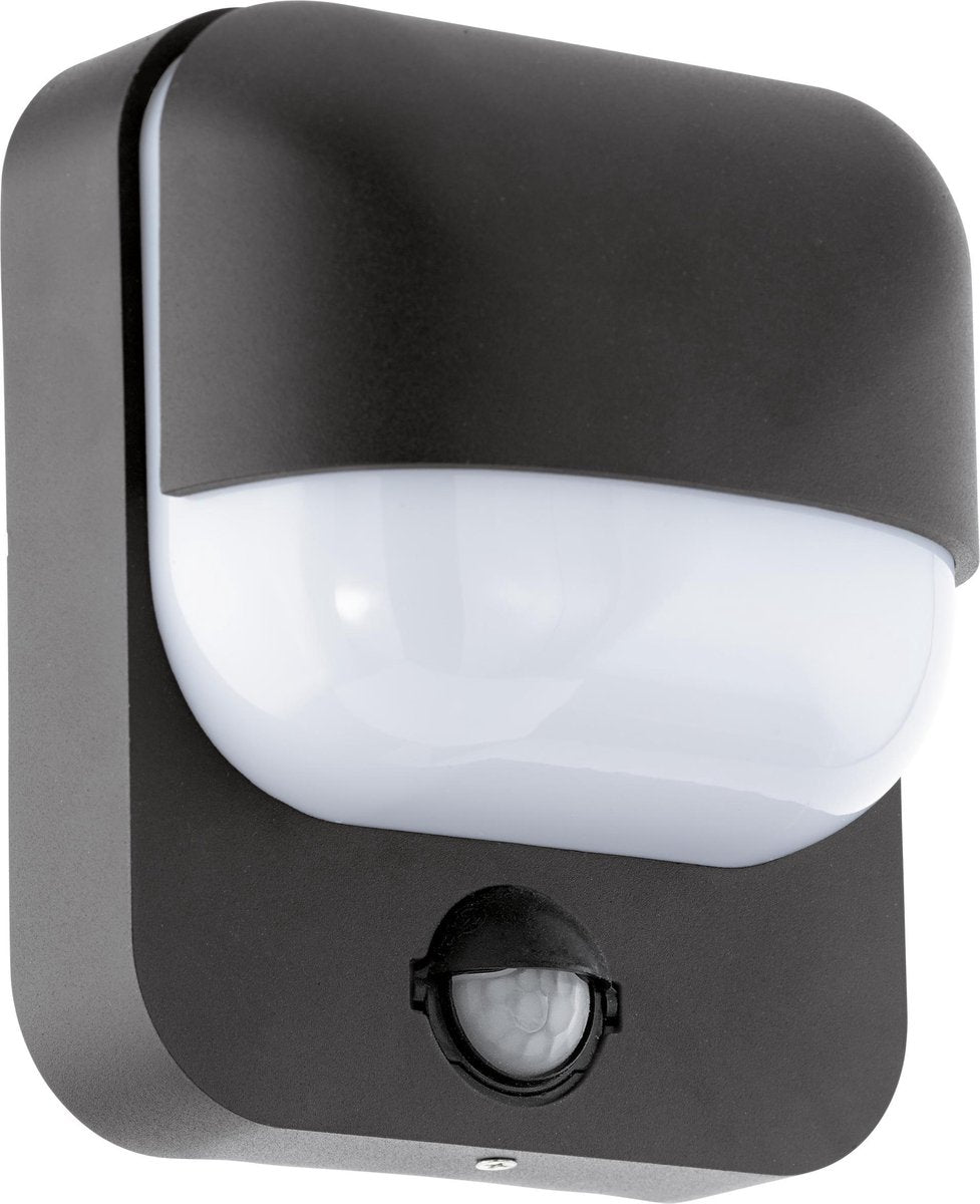 Lampada da parete per esterno Eglo trabada 1 - e27 - 19 cm - bianco e nero