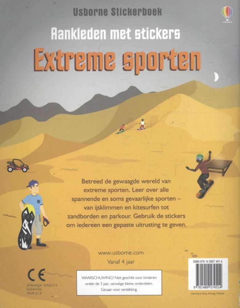 Vestirsi con adesivi: sport estremi.
