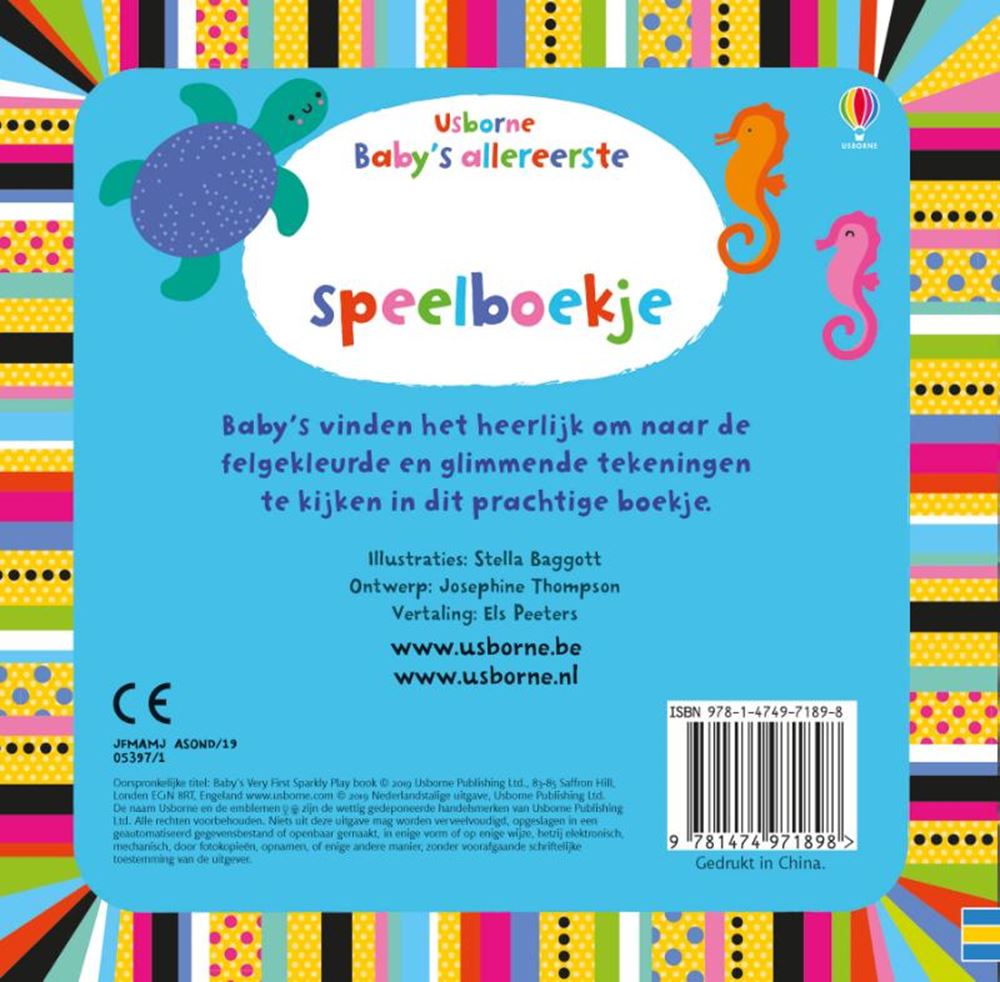Il primo playbook glitterato del bambino