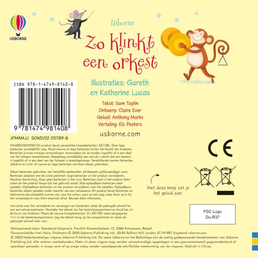 Libro sonoro: así suena una orquesta. 1+