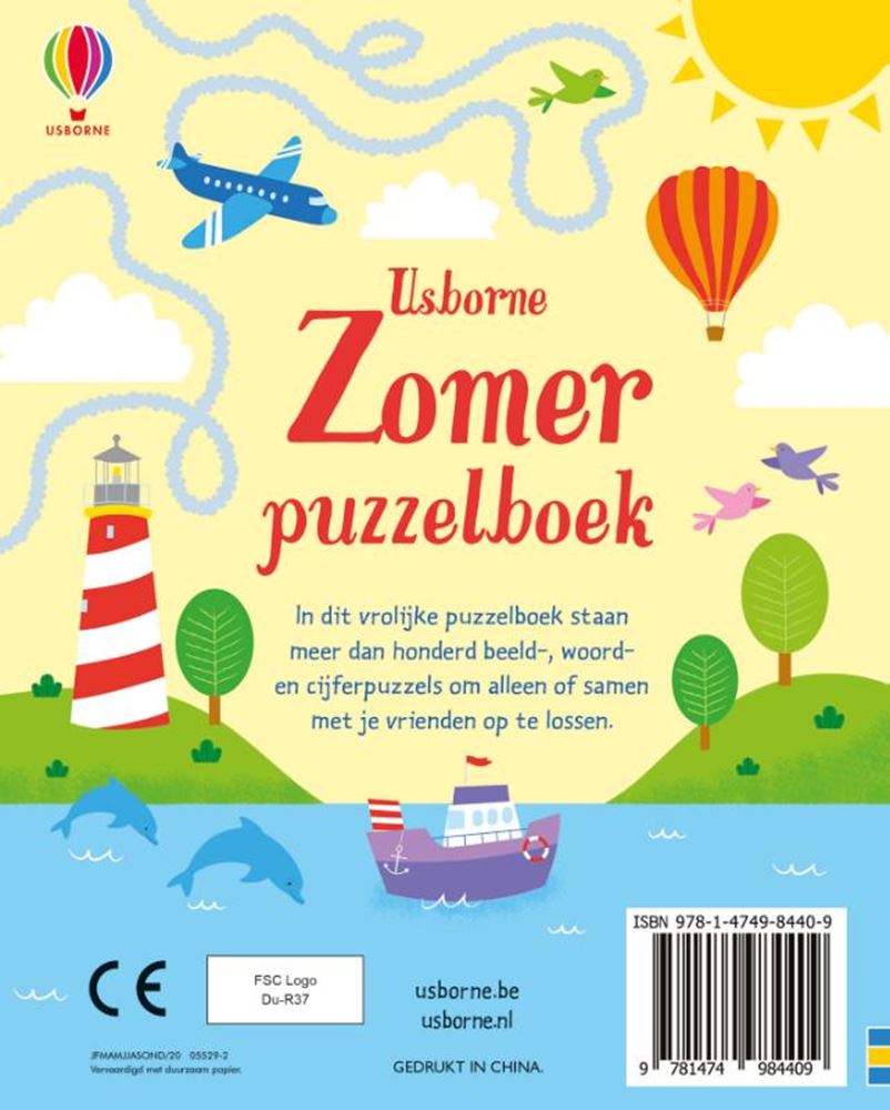NL - libro puzzle estivo usborne. 6+