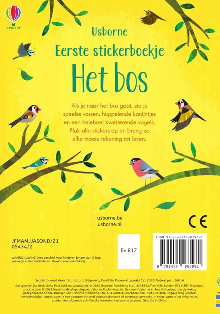 Primer folleto de pegatinas het bos