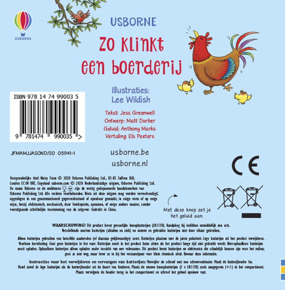 Libro sonoro: así suena una granja. 1
