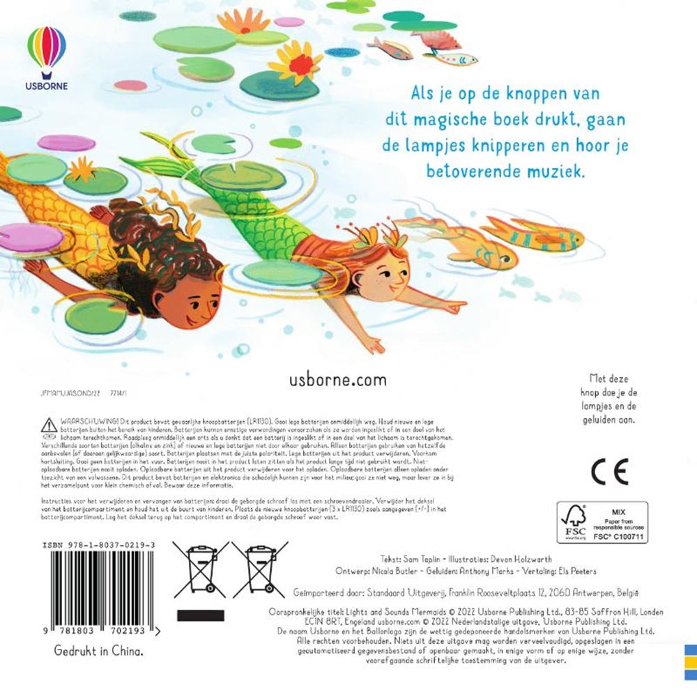Libro sonoro: sirenas. 1+