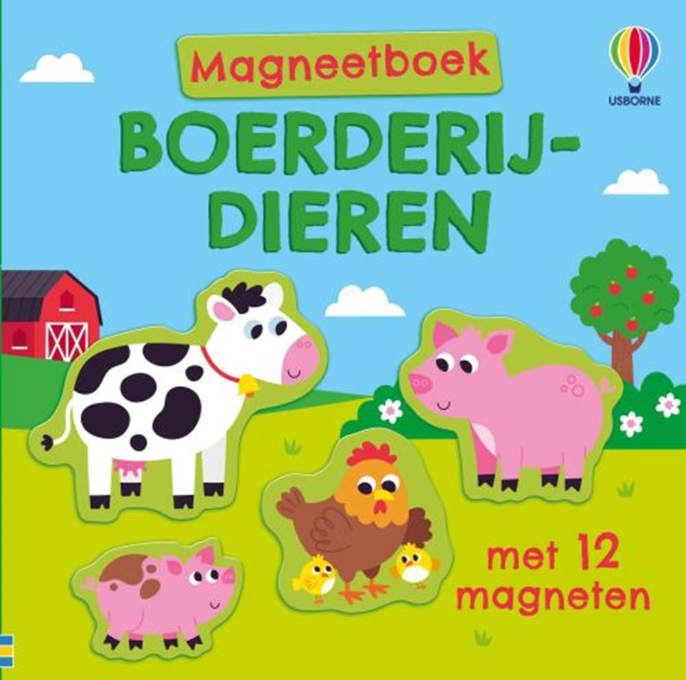 Libro magnético animales de granja 3+