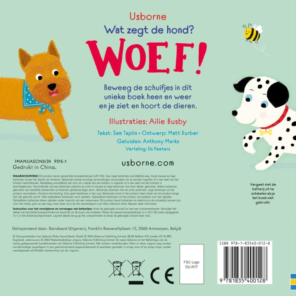 ¿Qué dice el perro? ¡Guau! 1+