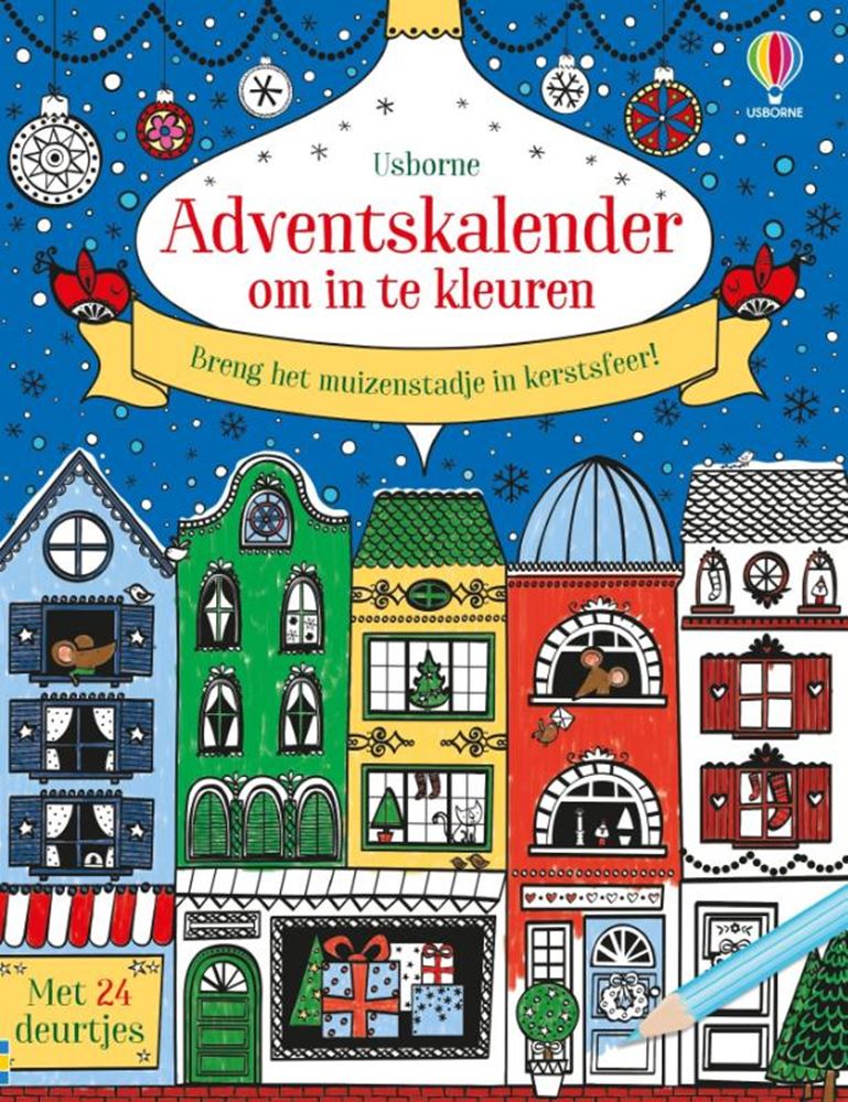 Calendario de Adviento para colorear 3+