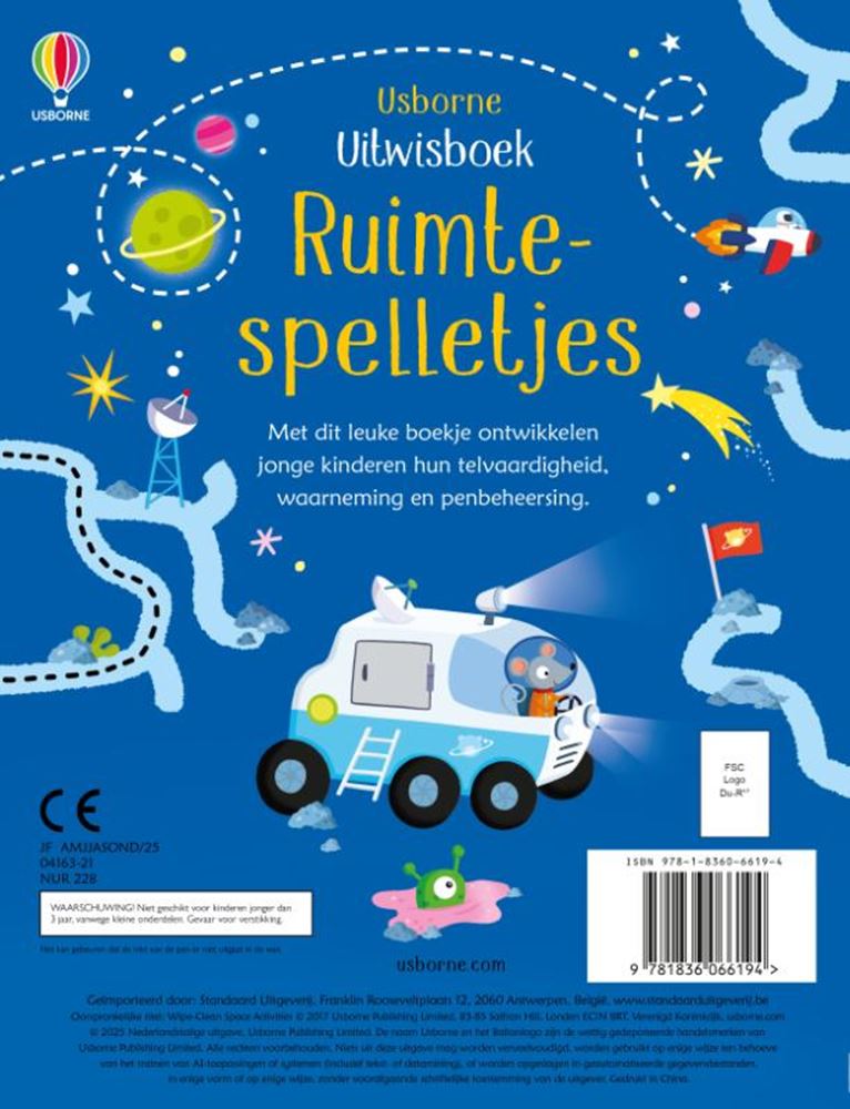 Borrar Libro: Juegos Espaciales 3+