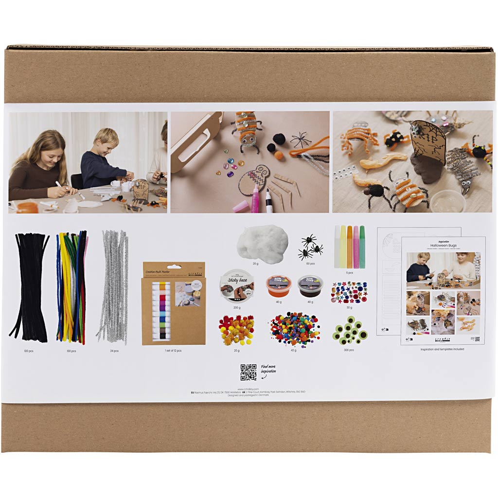 Creativ Company Group set Halloween, insectos, 1 caja