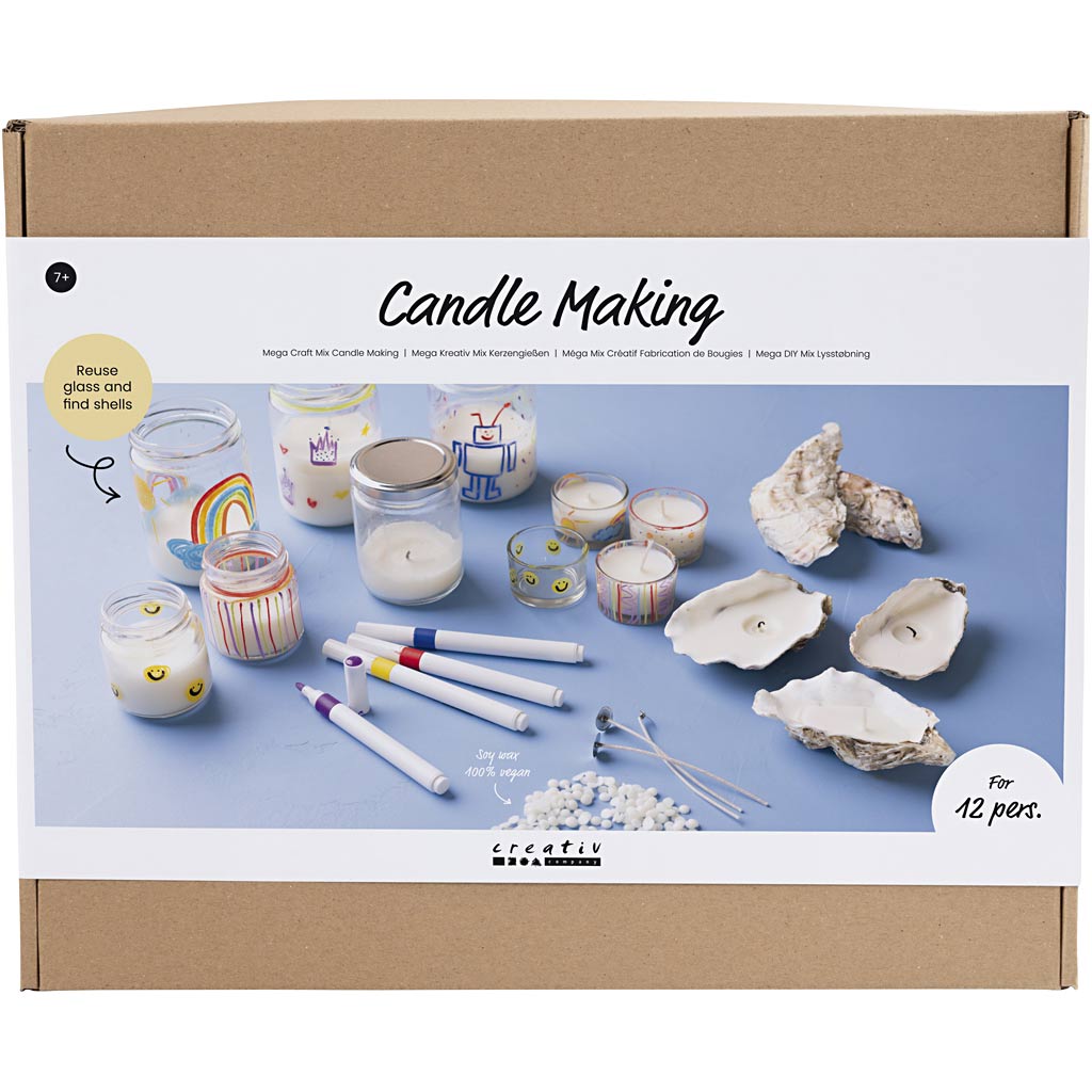 Set gruppo candele Creative Company, portacandele per lumini, 1 scatola
