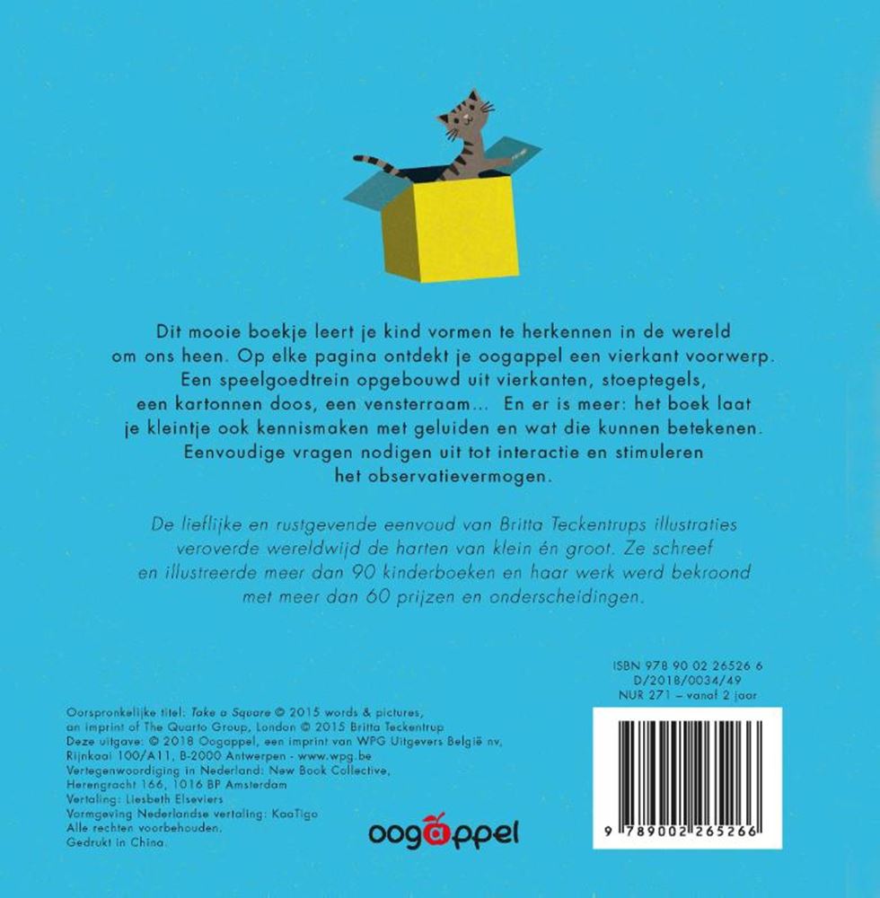 Zoek het vierkant (karton). 2+