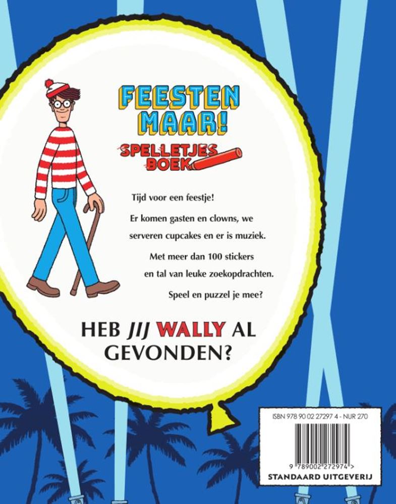 ¿Dónde está Wally de fiesta? 5+