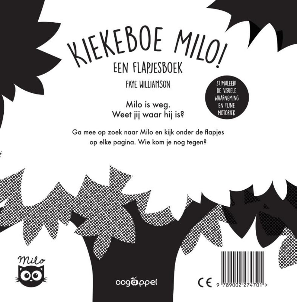 Libro animado: ¡peek-a-boo milo! 1+