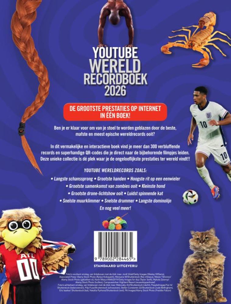Libro de récords mundiales de Youtube 2026 6+