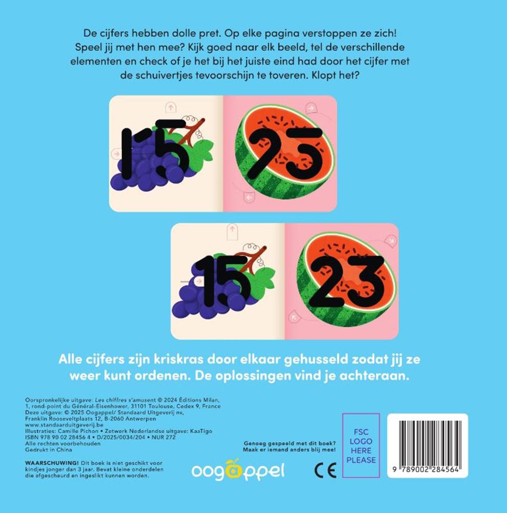 Libro de mesa: diversión numérica 4+