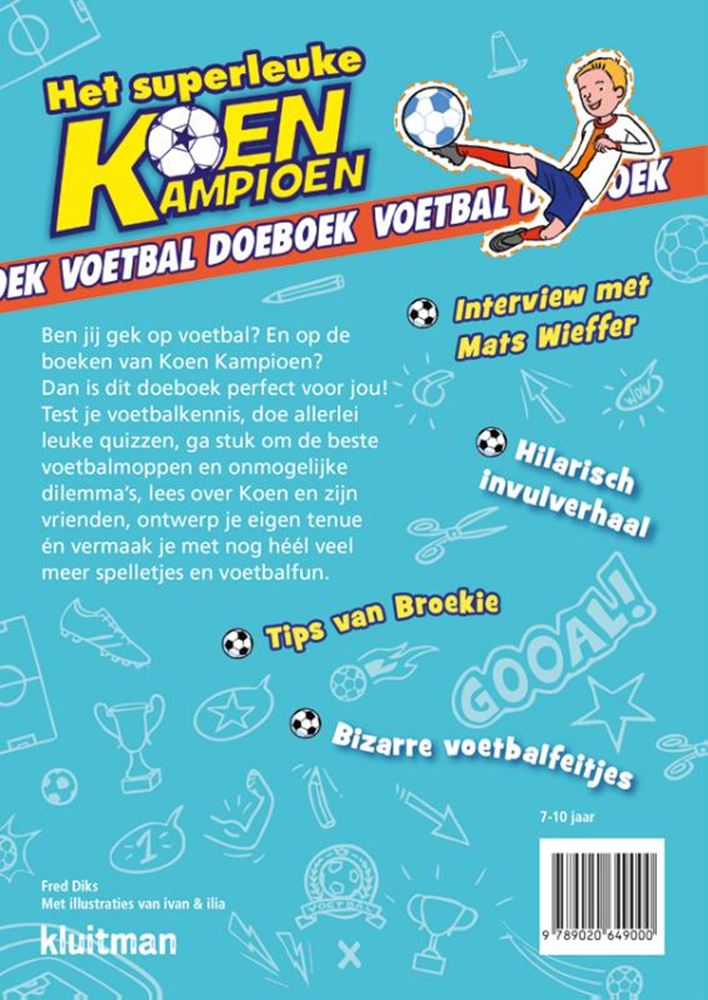 Het superleuke koen kampioen voetbal doe