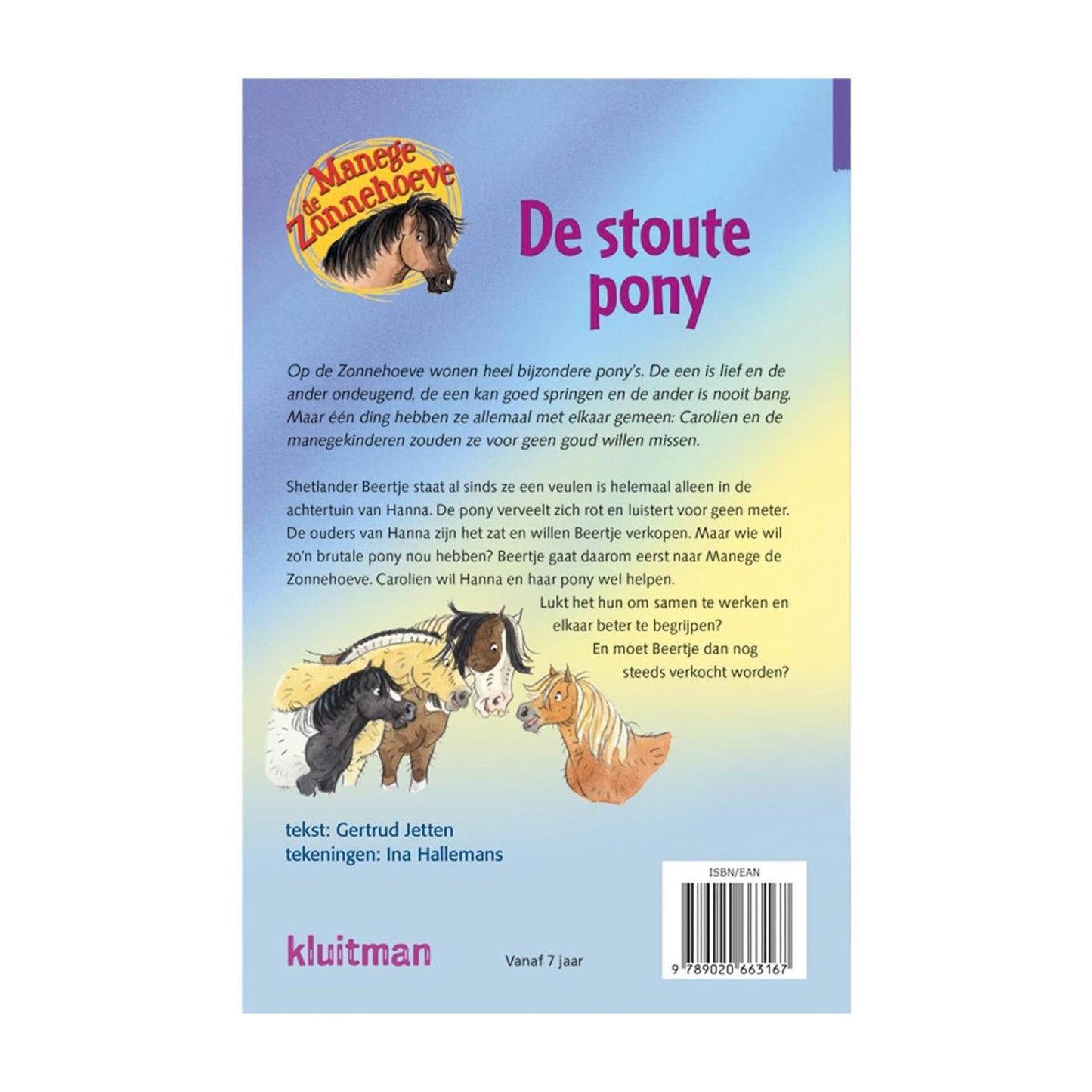 Kluitman manege de zonnehoeve - de stoute pony