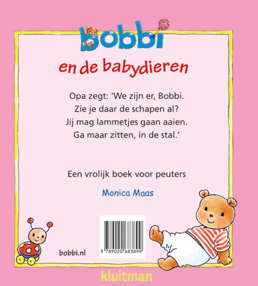 Editore Kluitman Kluitman Bobbi e i cuccioli di animale