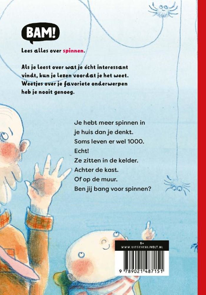 ¡Bam! Leí: las arañas no dan miedo 6+