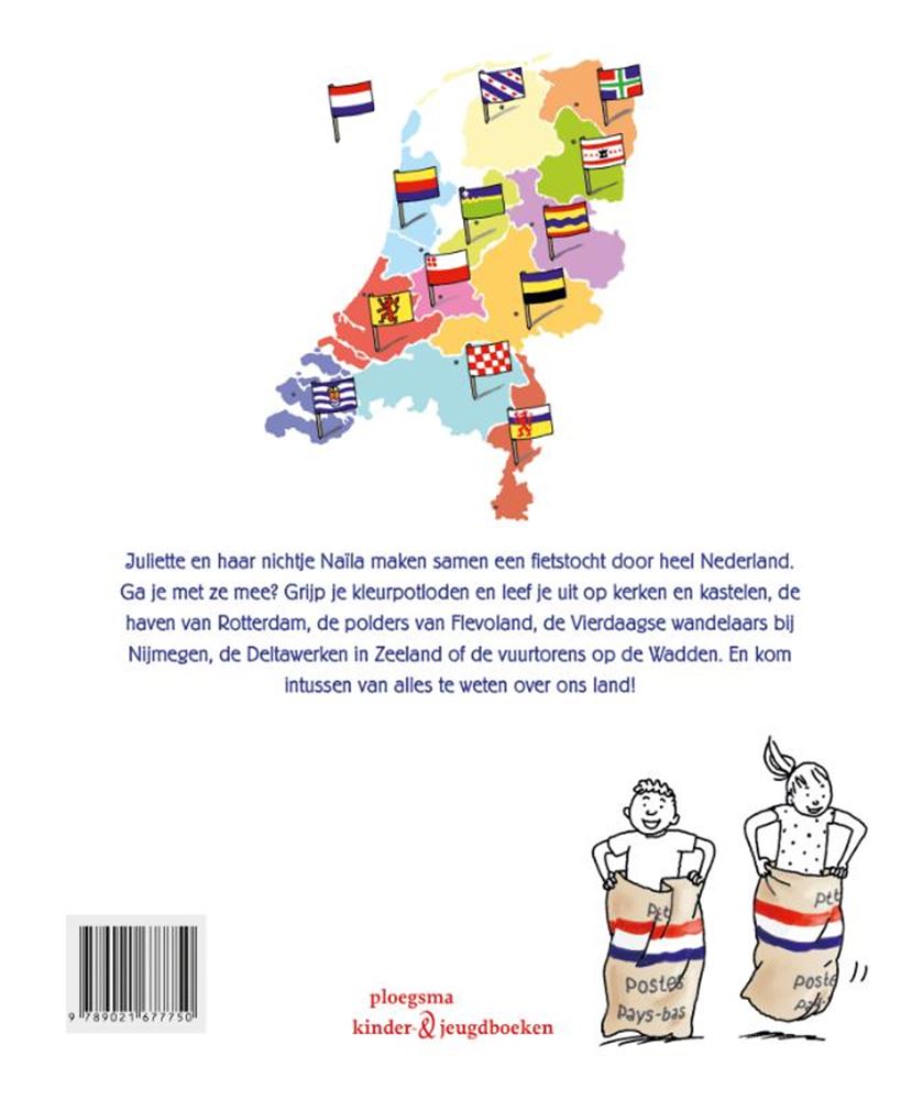 Libro para colorear y detectives Países Bajos. 6+