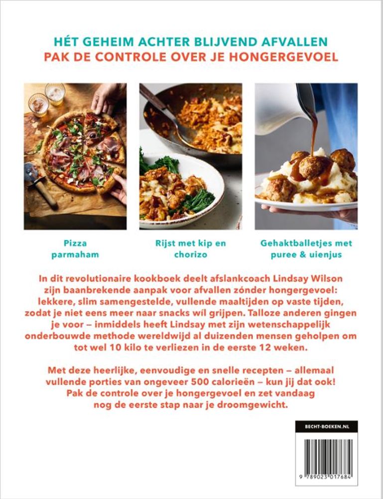 Eet jezelf slank. kookboek. -