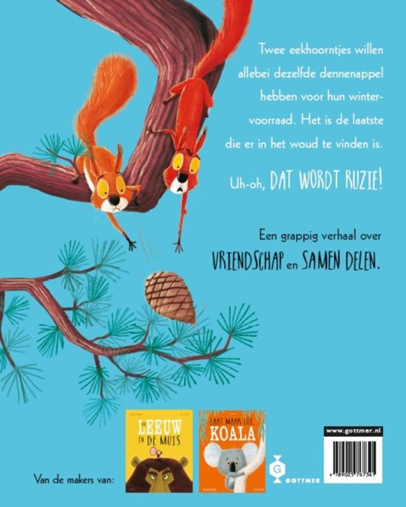 Gottmer uitgevers groep twee vechtende eekhoorntjes. 3+