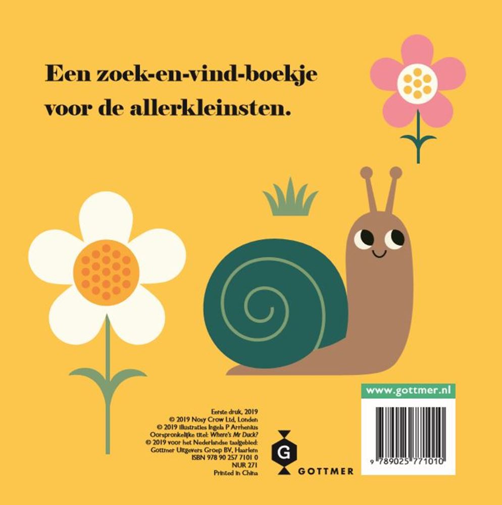 Eend, waar ben je (karton). 2+