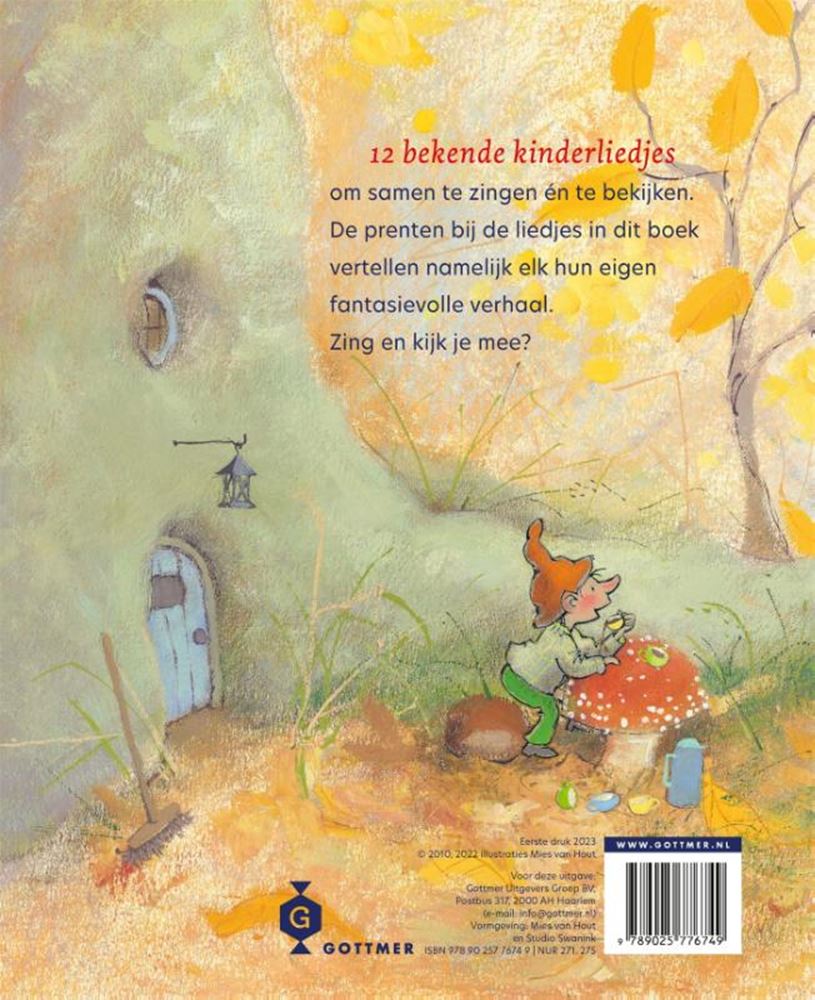 Grupo de editores de Gottmer sobre un gran hongo