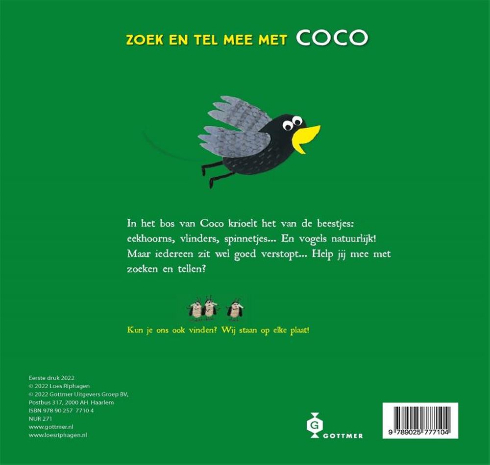 Zoekboek: het bos van coco. kartonboek2+