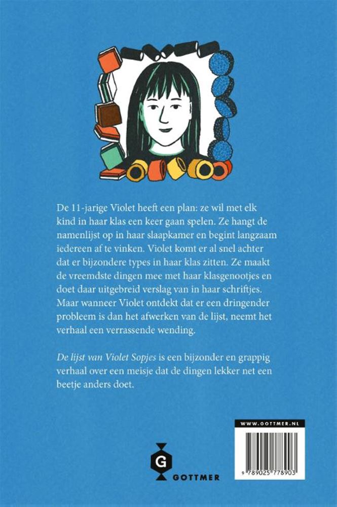 De lijst van violet sopjes. zilveren 9+