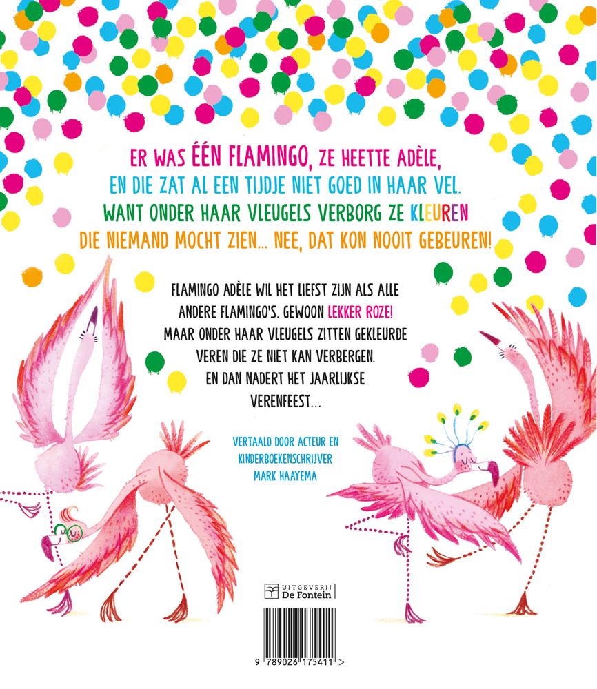 Libro de regenboogflamingo