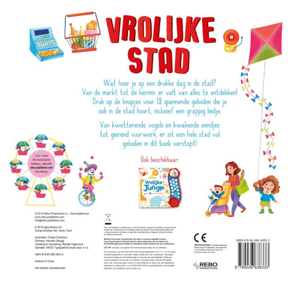 Rebo Publishers Sound Book Ciudad alegre