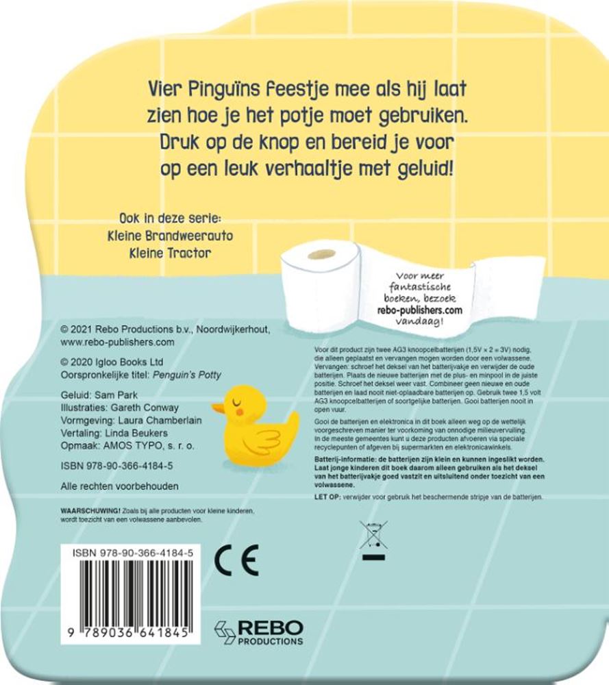 Rebo editori sound book pinguin su het potje