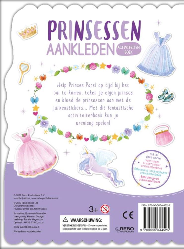Prinsessen aankleden stickerplezier 3+