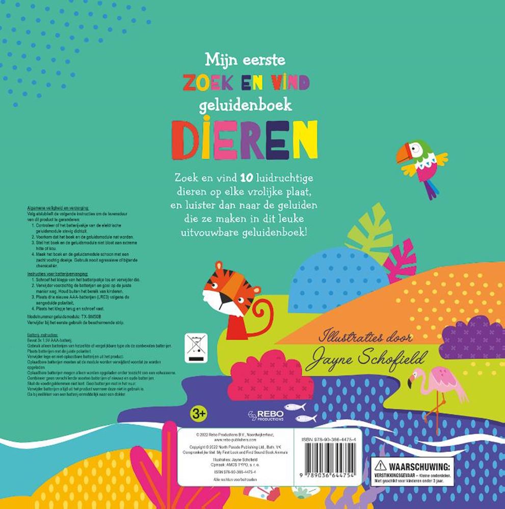 Rebo editori di sound book animali - cerca e trova