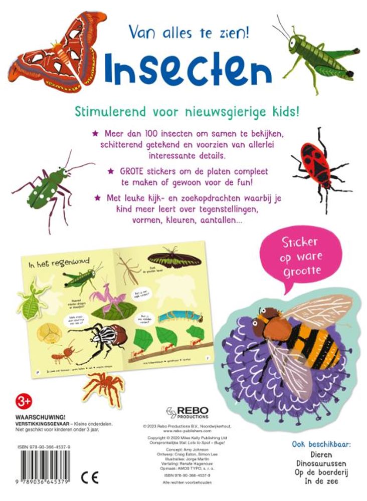 ¡Rebo editores insectos de todo para ver!