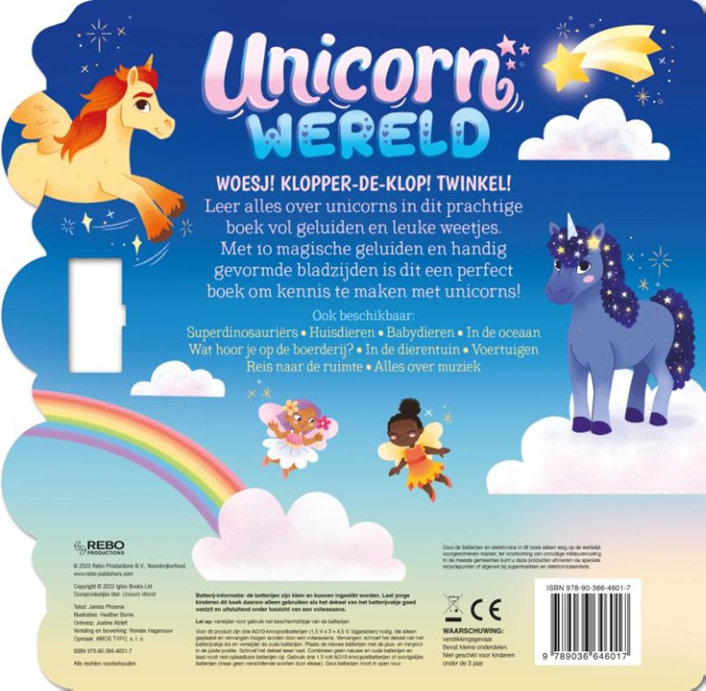 Libro sound book unicorn world