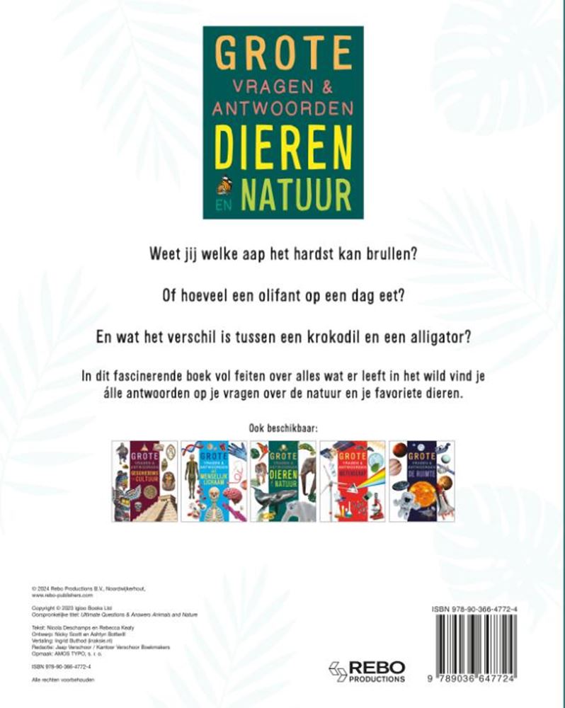 Dieren en natuur - grote vragen antwoo